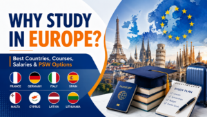 Why Study in Europe? Best Countries, Courses, Salaries & PSW Options for Indian Students